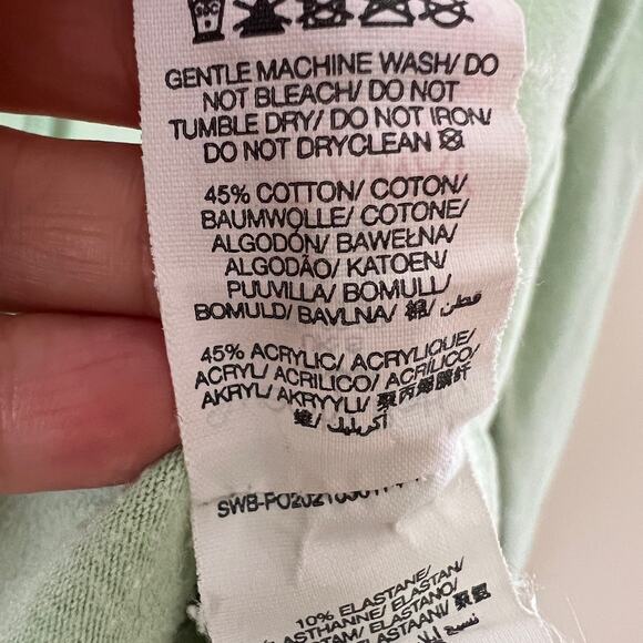 Sweaty Betty Mock Neck Fleece Hoodie Mint Green Size 4 / 6 (Small) - Picture 7 of 15